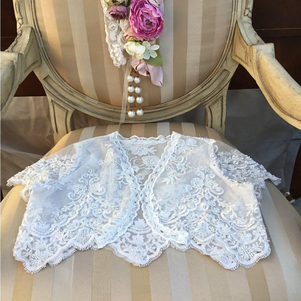 The Ana - OOAK Embroidered Bolero | Size 7-8